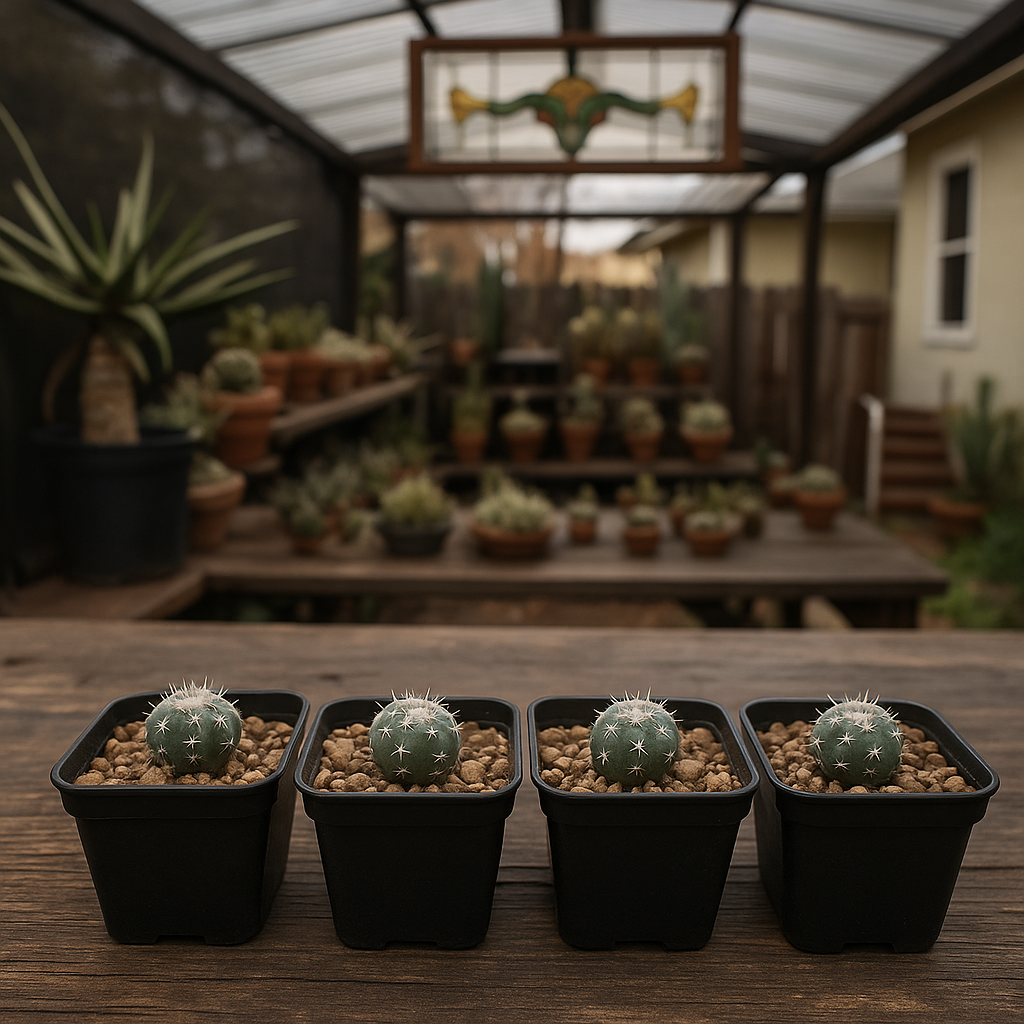 Copiapoa KK611 Seedlings (2–3 Years) – Seed-Grown From Mesa Garden Specimen, Rare Field-Number Lineage